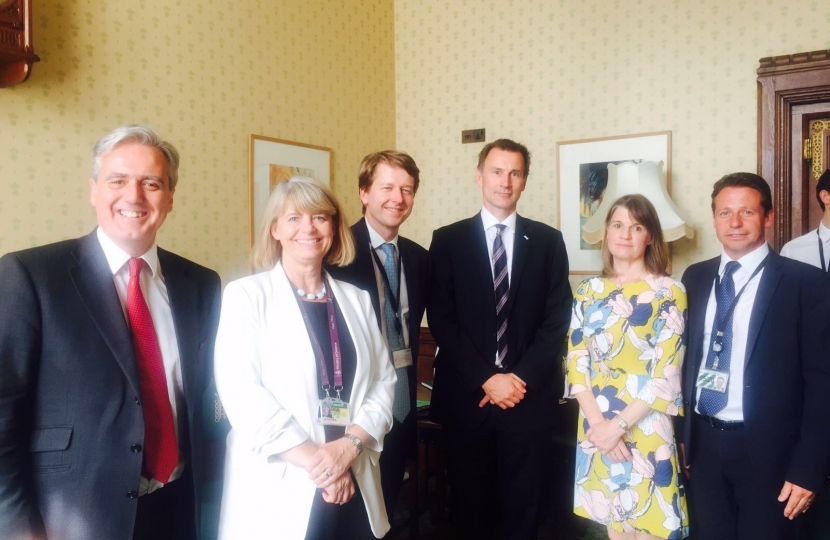 Worcs MP's with Jeremy Hunt