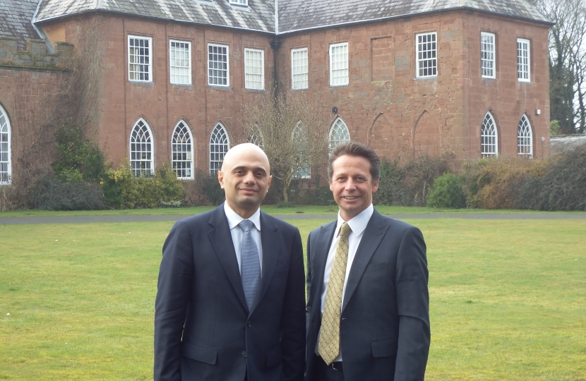 Nigel Huddleston and Sajid Javid