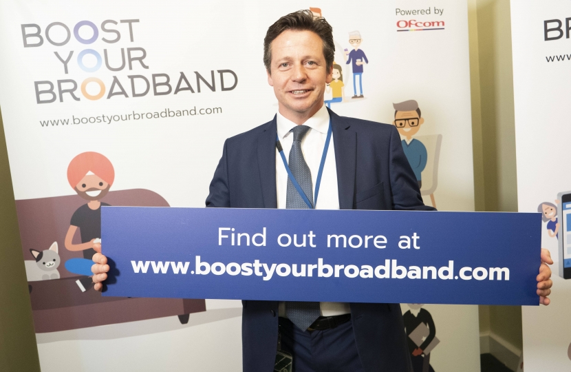 Nigel Huddleston MP at Ofcom's Boost Your Broadband event