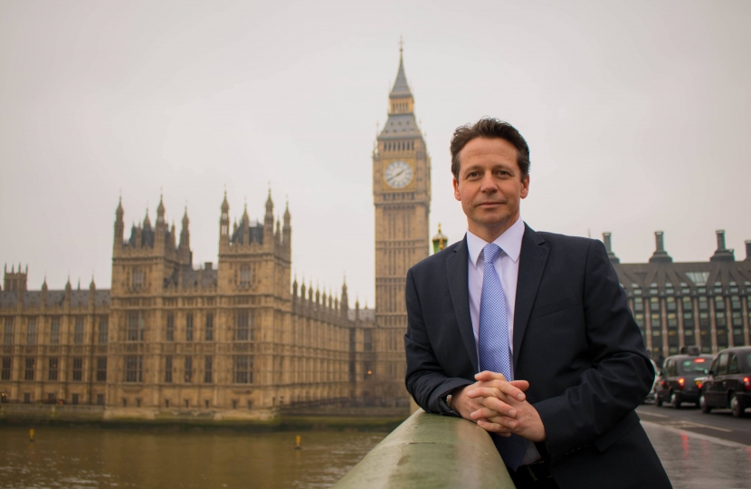 Nigel Huddleston on Westminster Bridge