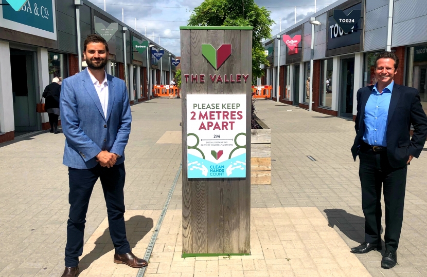 Mid Worcestershire MP, Nigel Huddleston, has been visiting businesses, shops and attractions across Worcestershire as part of the government’s ‘Enjoy Summer Safely’ campaign.  