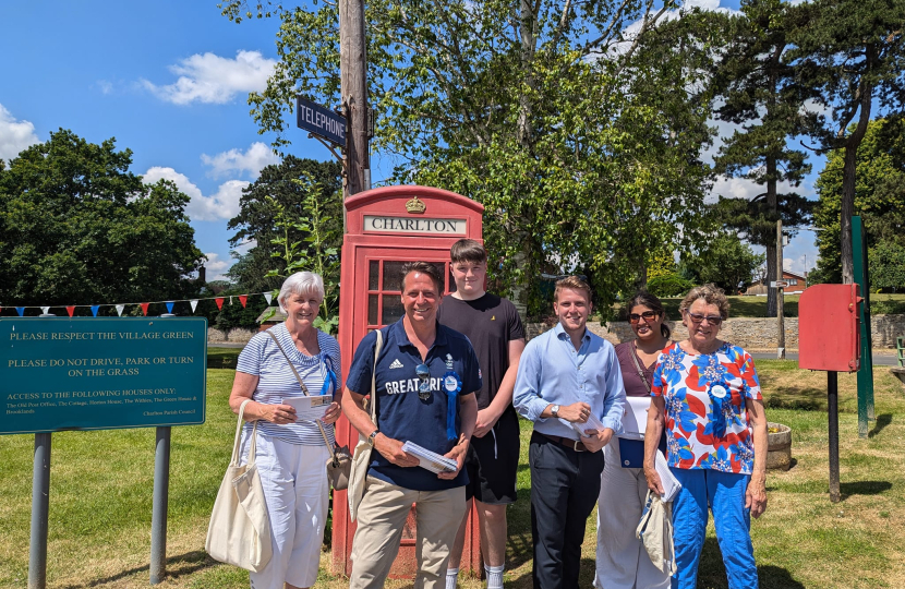 Campaigning in Fladbury and Drakes Broughton