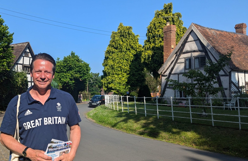 Campaigning in Fladbury and Drakes Broughton