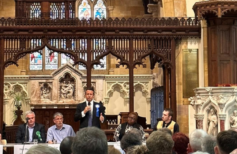 Election Hustings in Evesham