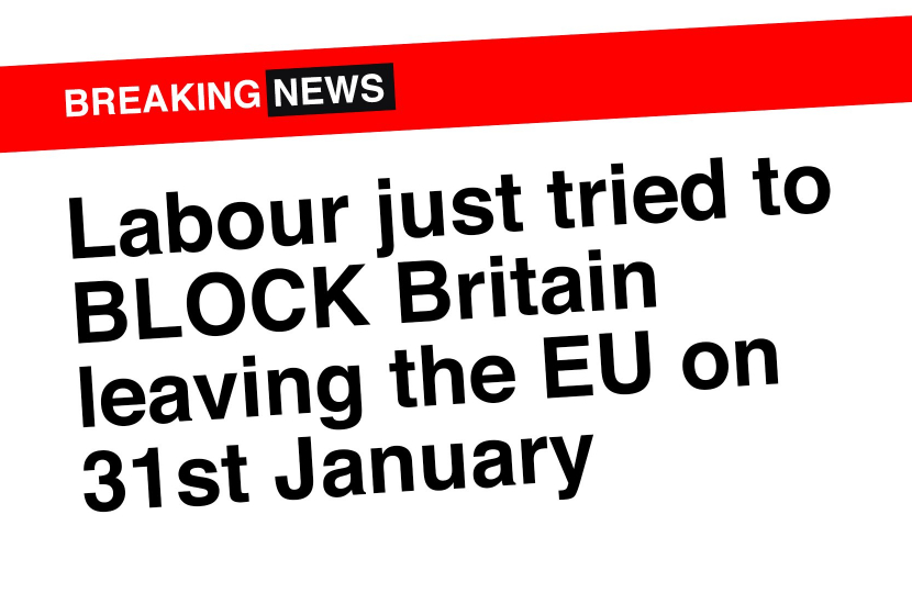 Labour just tried to block Britain leaving the EU AGAIN