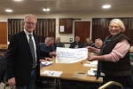 Broadway Bowling Club’s refurbishment funds have been boosted thanks to a grant from County Councillor Liz Eyre.