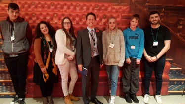 Droitwich Spa and Rural Council for Voluntary Services visits Parliament