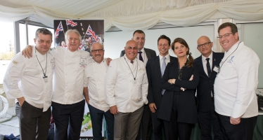 Nigel Huddleston MP with chefs from the Royal Academy of Culinary Arts