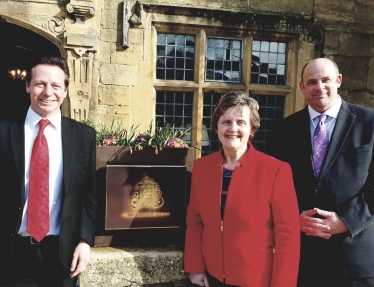 Nigel Huddleston MP, Anthea McIntyre MEP and Jason Adams