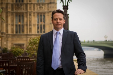 Nigel Huddleston MP Houses of Parliament Terrace