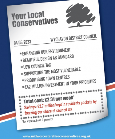 Key pledges from Conservatives ahead of elections to Wychavon District Council on May 4th